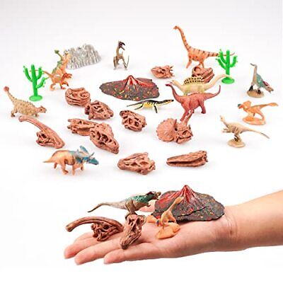 Prehistoric Animal Toys Figurines Realistic Dinosaur Volcano 27pcs volcano sets Does not apply Does Not Apply - фотография #3