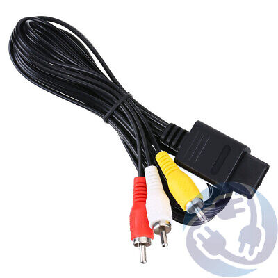 AV Audio Video A/V Stereo RCA Cables for Nintendo Gamecube SNES N64 GC NGC Consumer Cables Does Not Apply
