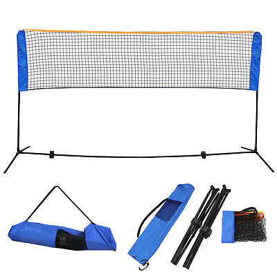 10 Feet Portable Badminton Volleyball Tennis Net Set with Stand/Frame Carry Bag Segawe S02-1221@#GG2008 - фотография #8