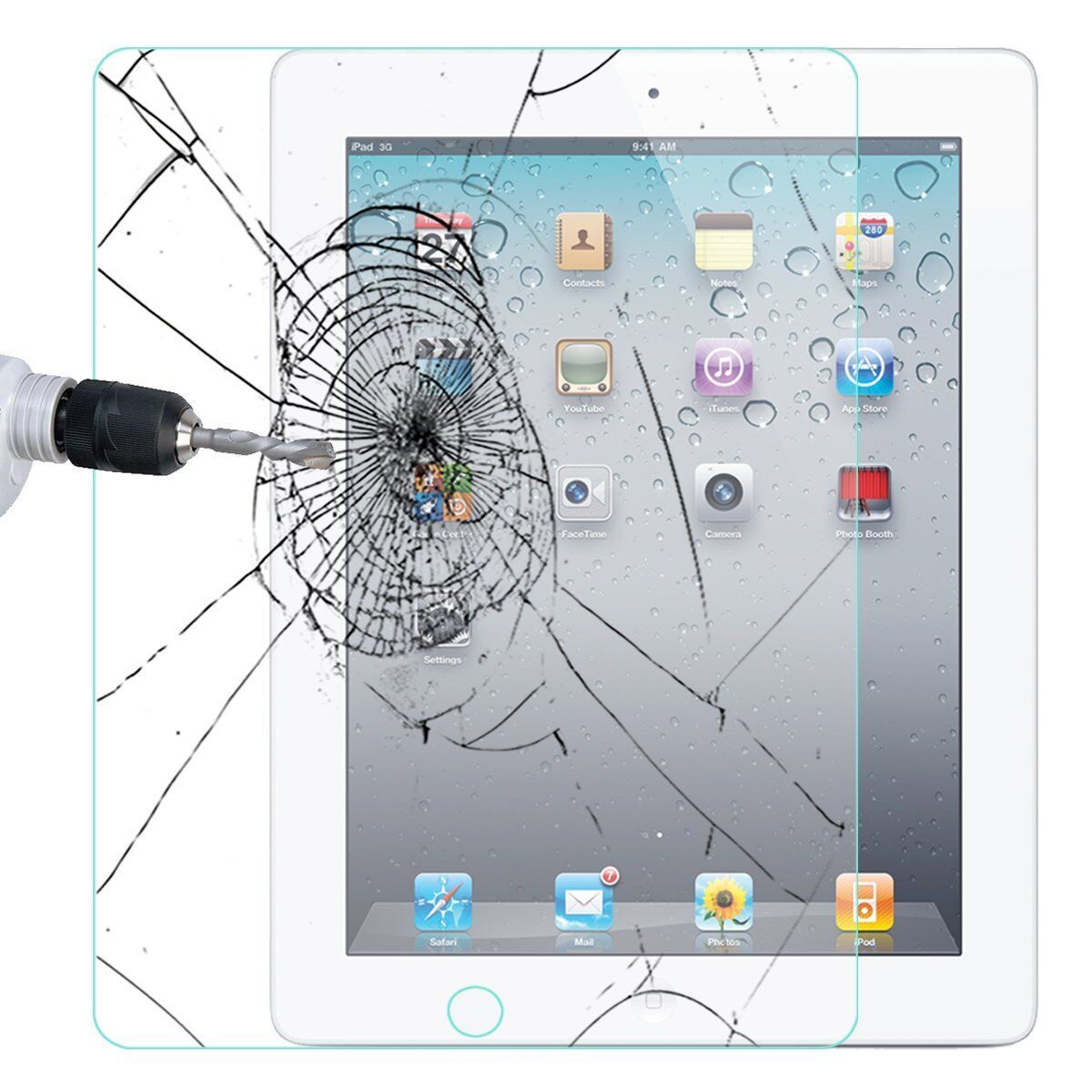 2x Tempered Glass Screen Protector For iPad 9.7 10.2 10.9 7th 5th 6 Mini Air Pro KIQ Does Not Apply - фотография #6