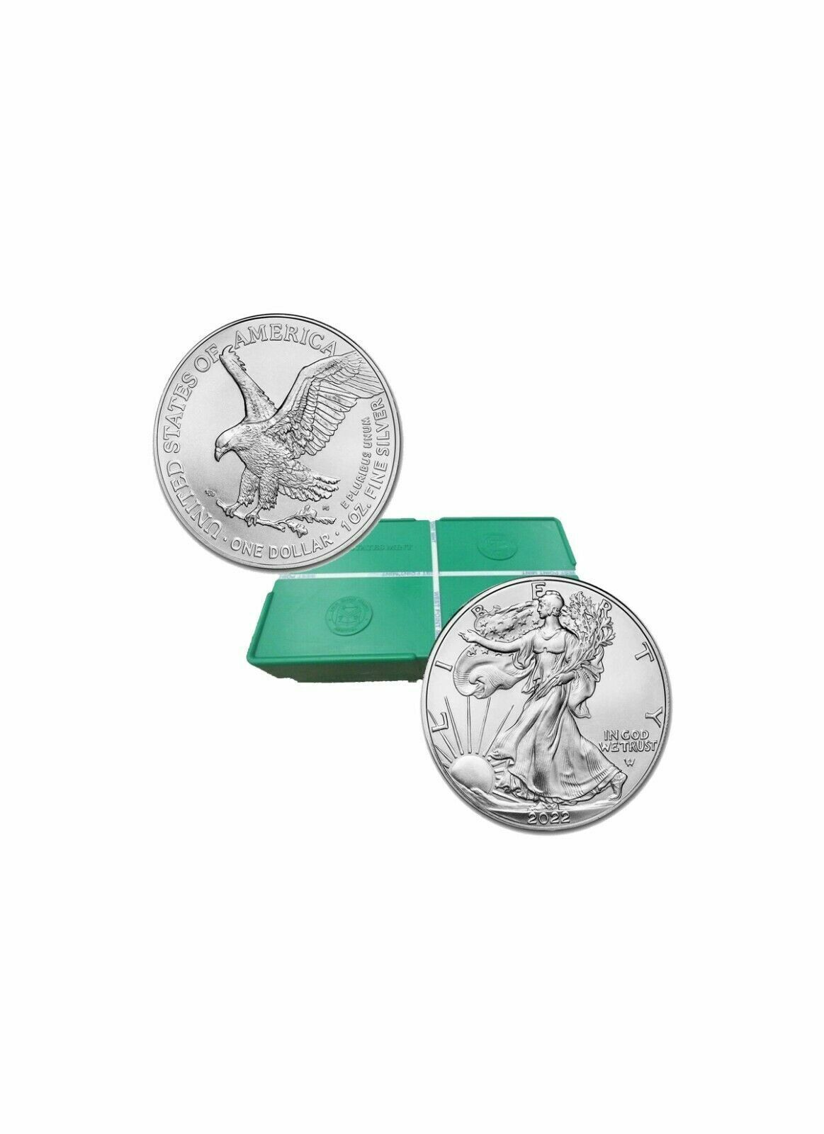 500 Silver American Eagle 1oz Coins Sealed in a US Mint Sealed Monster Box  US Mint - фотография #2