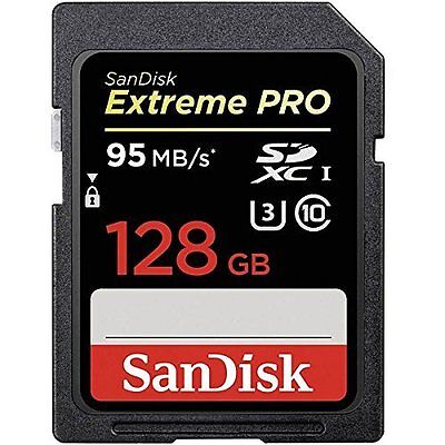 SanDisk 128GB Extreme PRO SDXC UHS-I C10,U3,V30,4K UHD,SD Card-SDSDXXY-128G NEW SanDisk SDSDXXY-128G-G46 - фотография #2