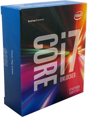 Intel Core i7-6700K 4GHz 8MB Smart Cache CPU Skylake Desktop Processor Boxed Intel BX80662I76700K