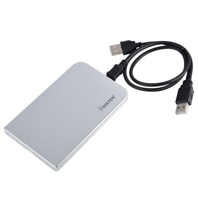 2.5" Inch Silver Sata USB 2.0 Hard Drive HDD Enclosure External Laptop Disk Case INSTEN Does not apply