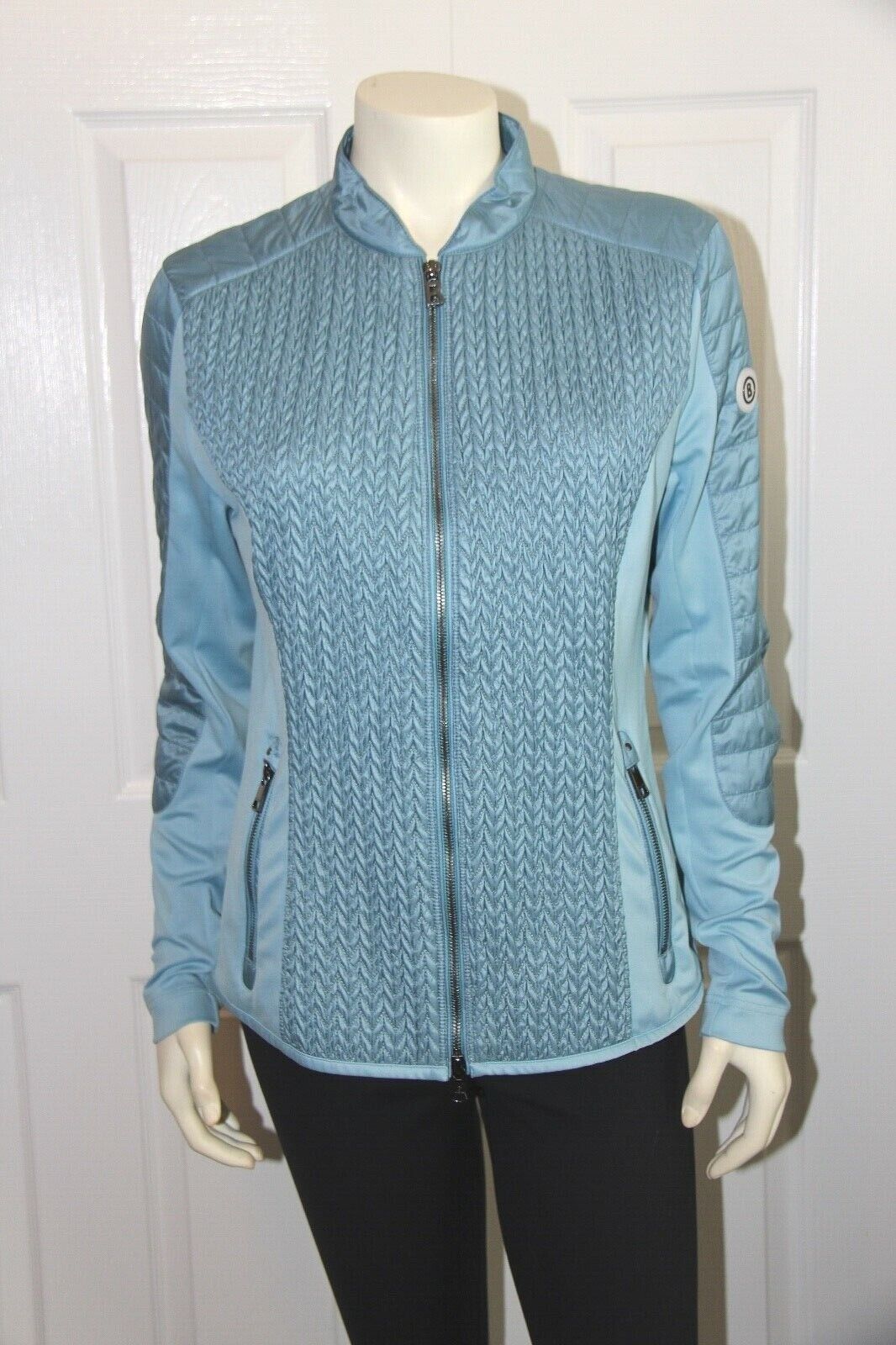 Bogner Mella Jacket Women's - Size 40 US 10 ML (Medium Large) - Slate Blue - NEW Bogner - фотография #5