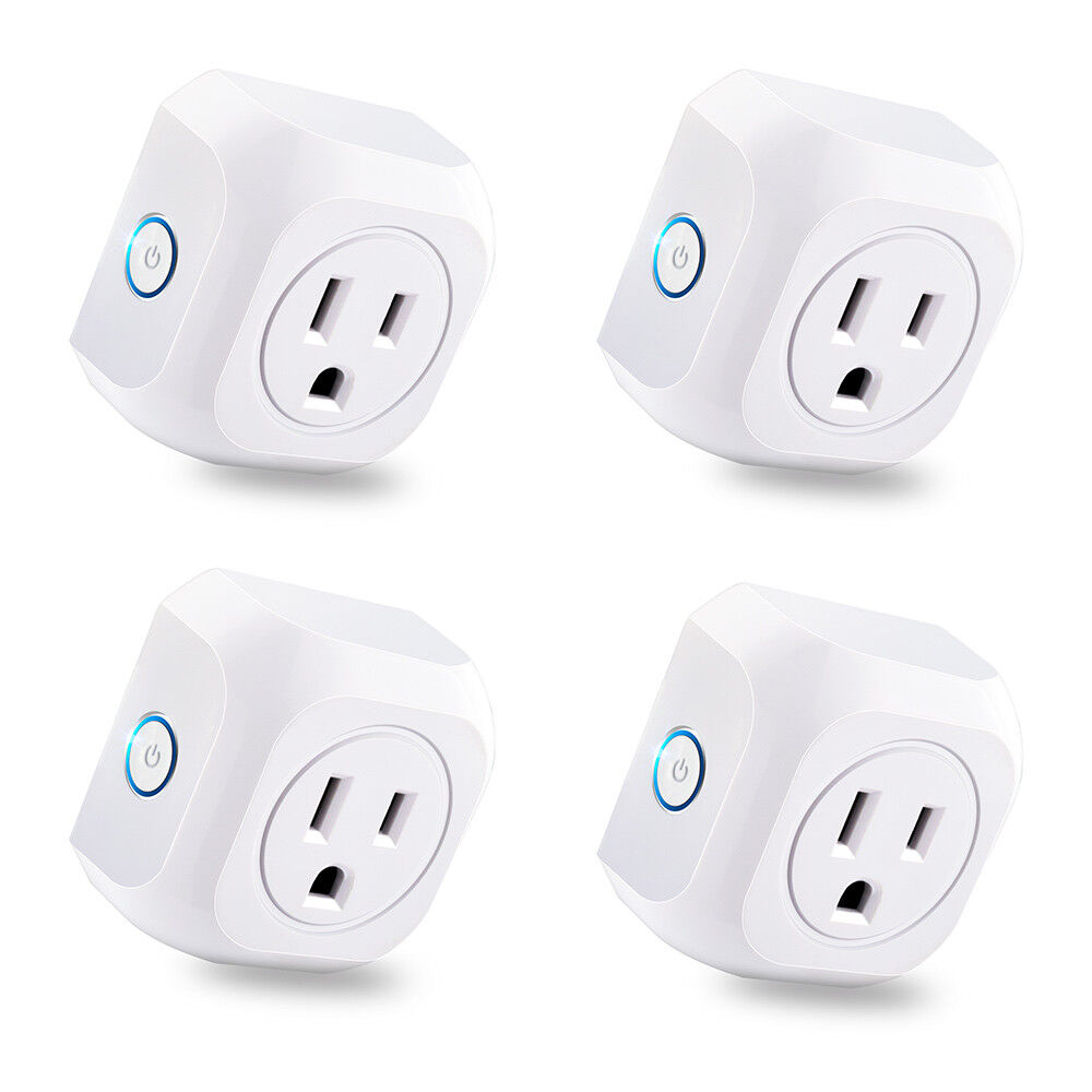 4 Pack WiFi Smart Plug APP Remote Control Timer Outlet Wireless Socket US Plug  Kootion Does Not Apply