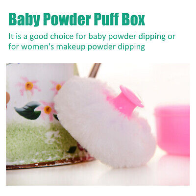 Baby Powder Puff Box Body Talcum Powder Case Fluffy Body After-bath Powder ✷ Unbranded does not apply - фотография #2