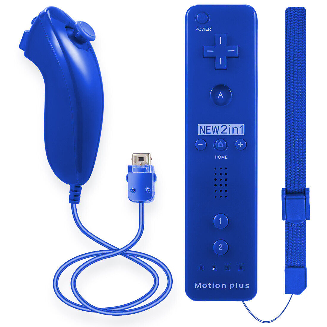 Brand New Built in Motion Plus Remote Controller And Nunchuck For Wii & Wii U Unbranded Does Not Apply - фотография #10