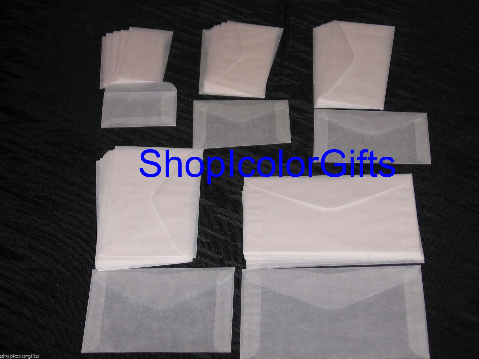 Shopicolorgifs- Glassine Envelopes Variety Pack. 20 of each Size: 1, 2 ,3 ,4 ,5 JBM-Westvaco