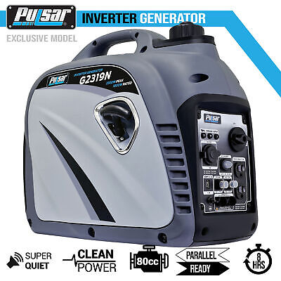Pulsar 2300 Watt Portable Gasoline Inverter Generator Quiet Operation G2319N Pulsar PG2000IS, G2319N