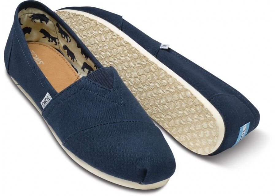 New Authentic Womens Toms Classic Slip On Flats Canvas Shoes US sizes Tom's - фотография #4