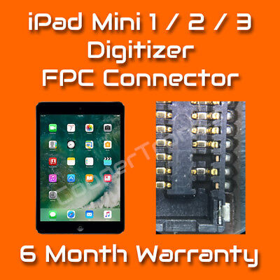 Apple iPad Mini 1 2 3 Digitizer / Touch FPC Connector Repair Replacement Service Без бренда
