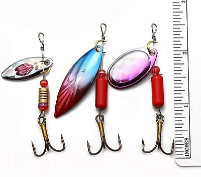 30 PCS Metal Fishing Lures Spinner Bait Attractant Hook with Tackle Storage Box LotFancy Does not apply - фотография #4