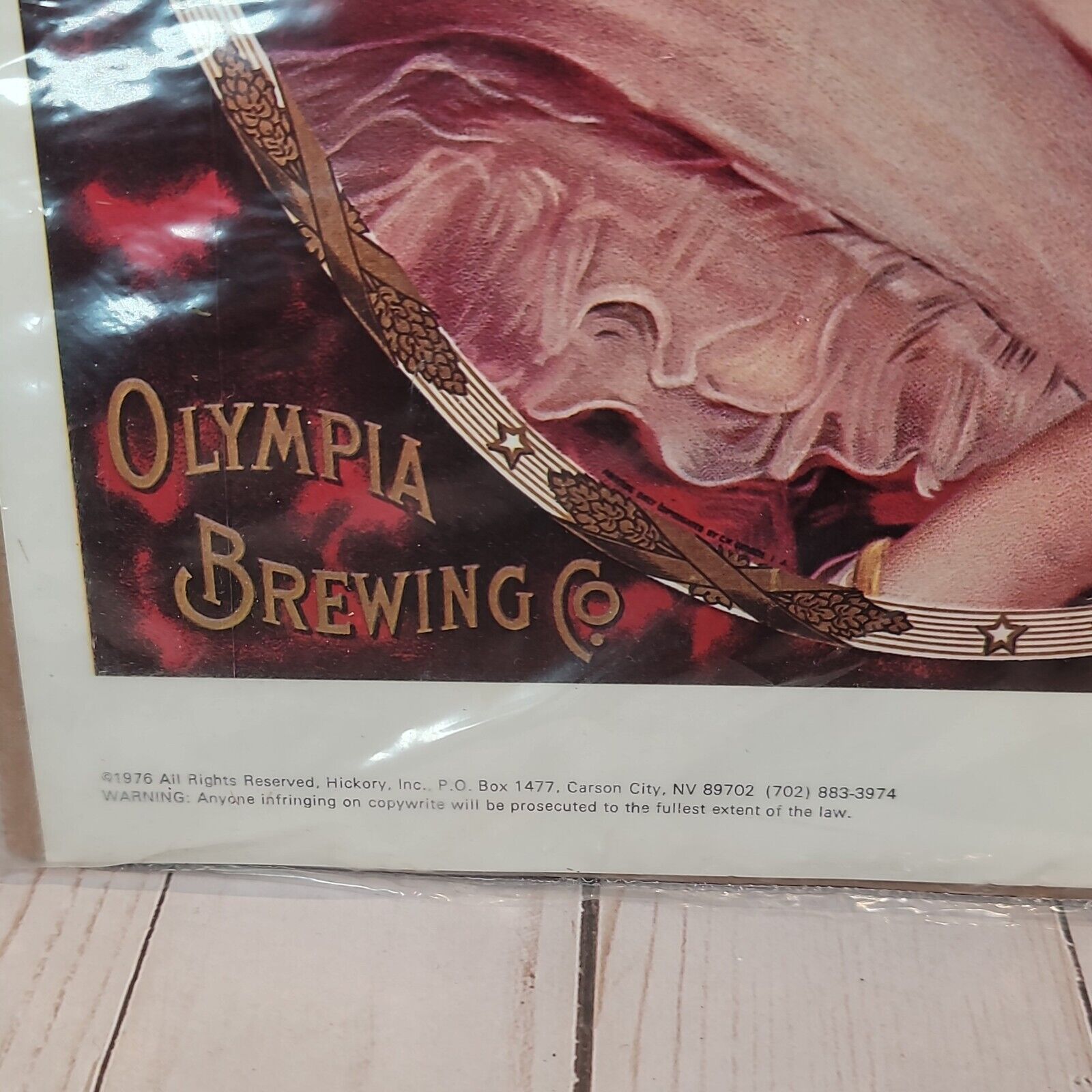 OLYMPIA BEER BREWING CO. AD PRINT VINTAGE POSTER 1976 10x14 Olympia - фотография #4