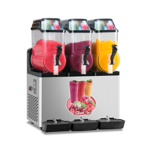 3 x 15L Commercial Slushy Machine With Powerful Compressor Efficient Cooling Hengbo Store Does Not Applied