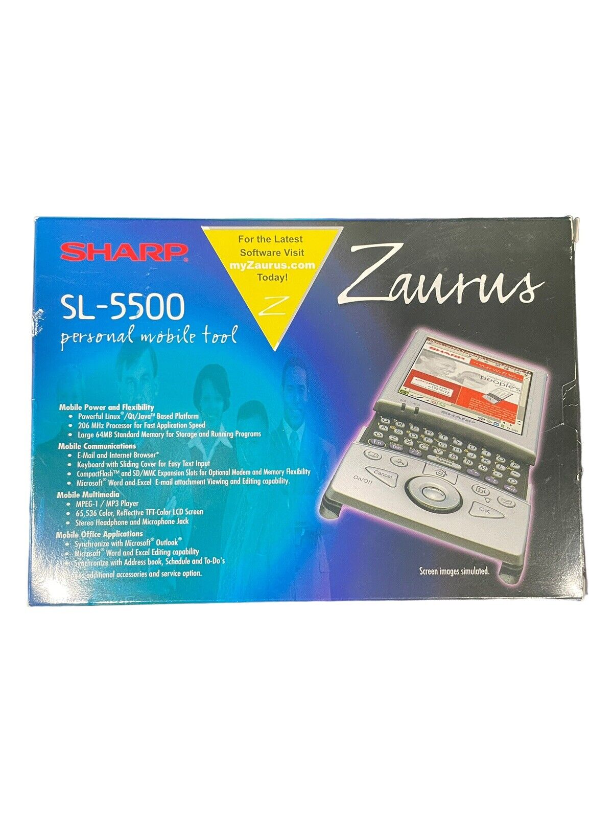 Retro Sharp Zaurus SL5500 PDA Linux Handheld (SL-5500) Brand New In Box Sharp SL-5500 - фотография #13