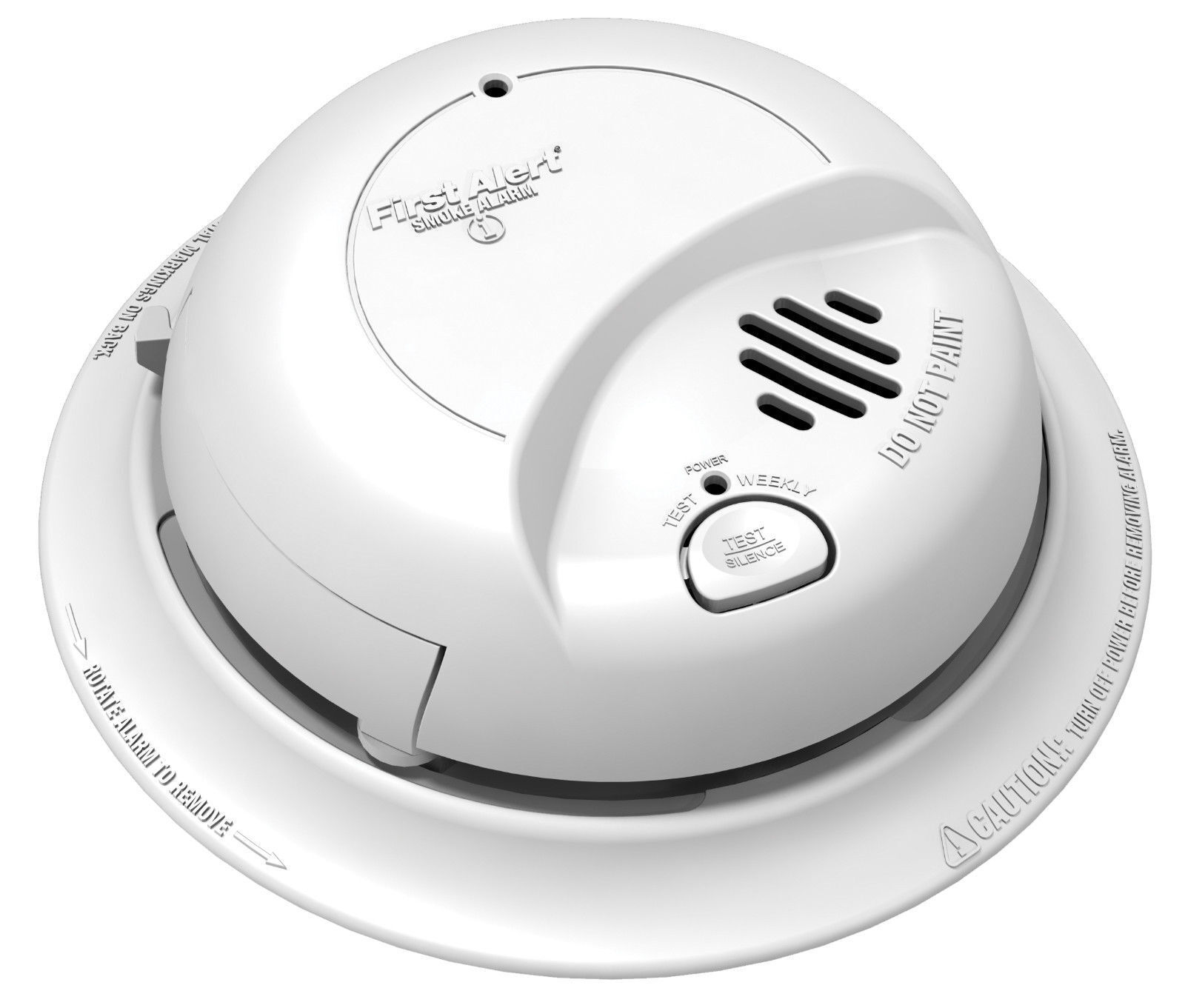 First Alert 9120B Smoke Detector & Alarm, AC Powered With Battery Backup BRK 9120B