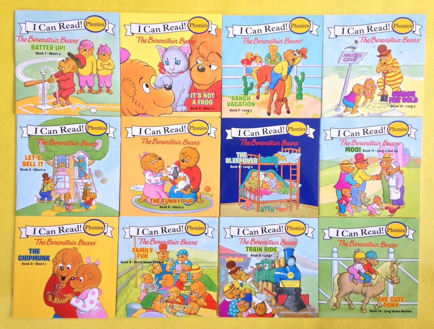 Berenstain Bears Phonics Kids Childrens Books Learn to Read I Can Read Lot 12 Без бренда