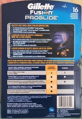 Gillette Fusion Proglide Blades 16 Cartridges 1 Pack Sealed - New Gillette Does Not Apply - фотография #2