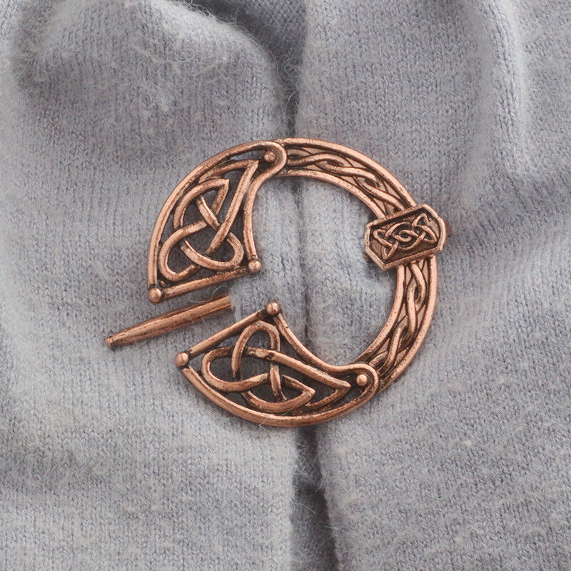 Viking Style Belt Buckle/ Brooch Cloak Pin Clasp Shoulder Shawl Scarf Clasp Без бренда - фотография #4