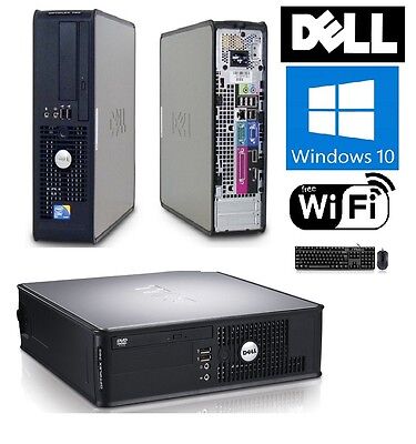 Dell or hp Desktop PC Computer Core 2 Duo 500GB 4GB DUAL 19" LCD WiFi Windows 10 Dell or hp Optiplex-Desktop - фотография #9