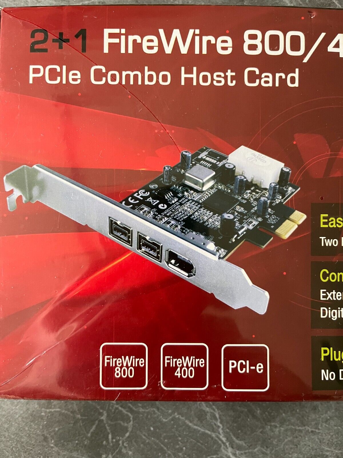 Vantec 2+1 FireWire 800/400 PCIe Combo Host Card UGT-FW210 Fire Wire Ports Vantec UGT-FW210 - фотография #6