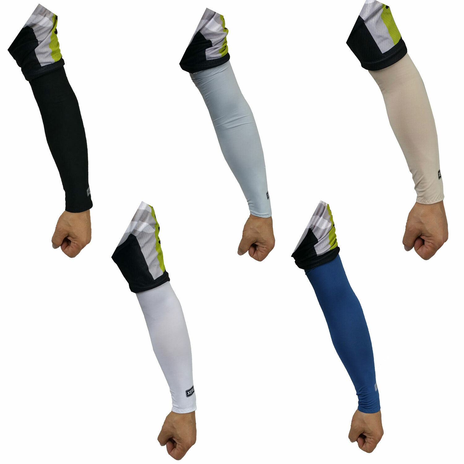 5 Pairs Cooling Arm Sleeves Cover UV Sun Protection Outdoor Sports XERU   XERU AS1601