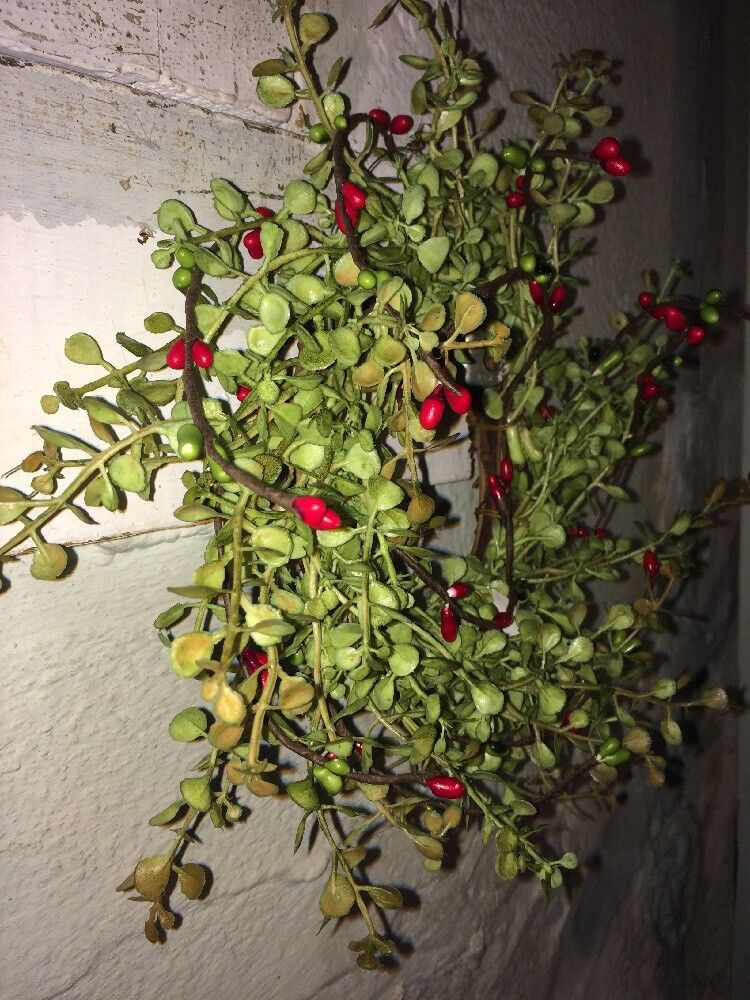 Set of 50 ~ 7" 7 inch CHRISTMAS RED/GREEN Pip Berry Garland Picks Country Craft Без бренда - фотография #6