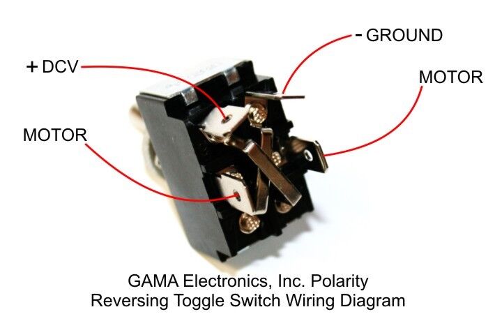30 Amp Toggle Switch Polarity Reverse DC Motor Control - Momentary GAMA Electronics 28PR-MOM - фотография #5