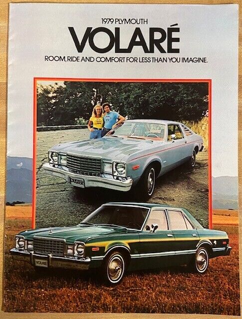 1979 Plymouth Volare and Road Runner Original Sales Brochure Catalog Без бренда
