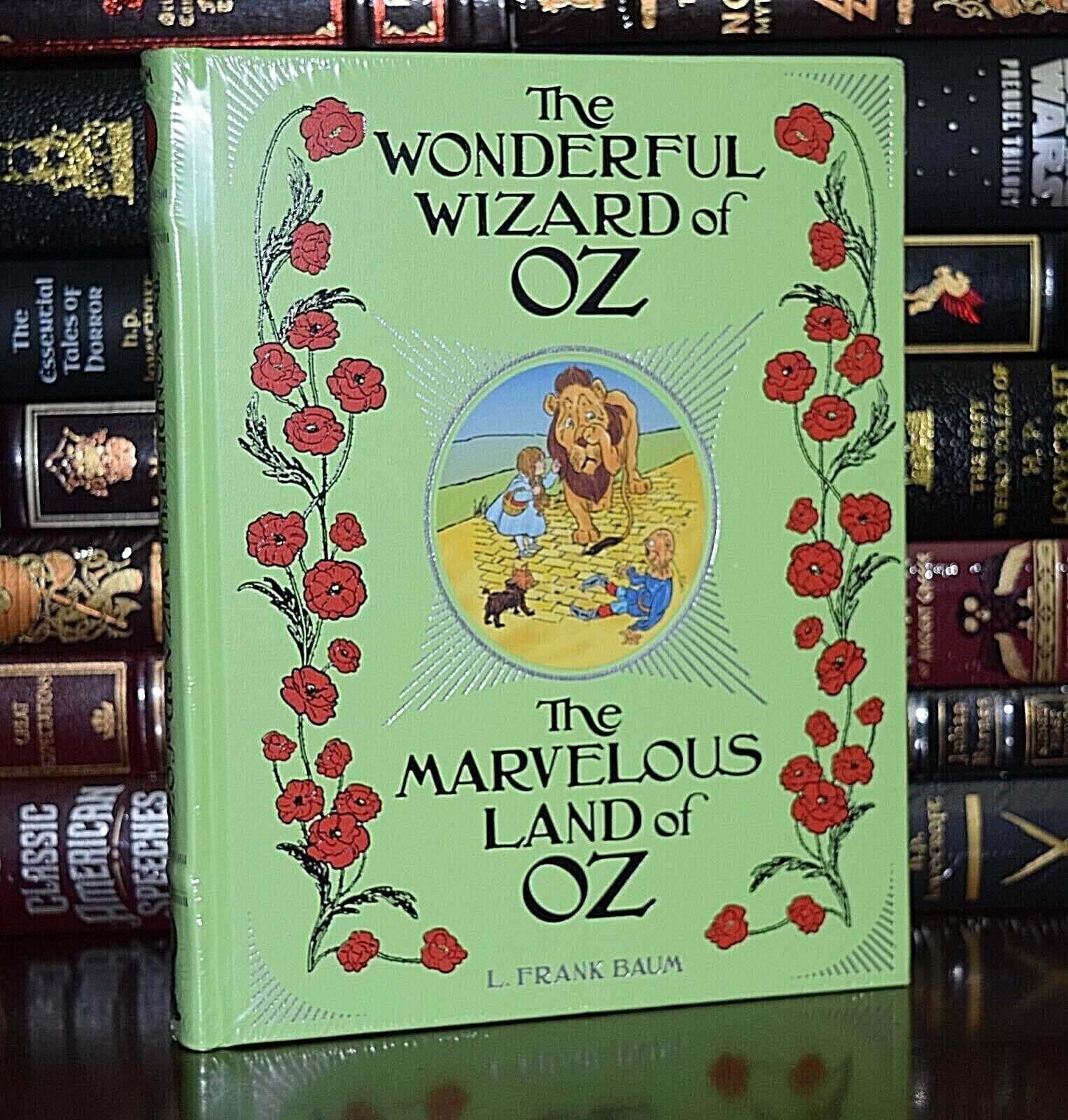Wonderful Wizard Of Oz Marvelous Land of Oz Frank Baum New Sealed Leather Bound Без бренда