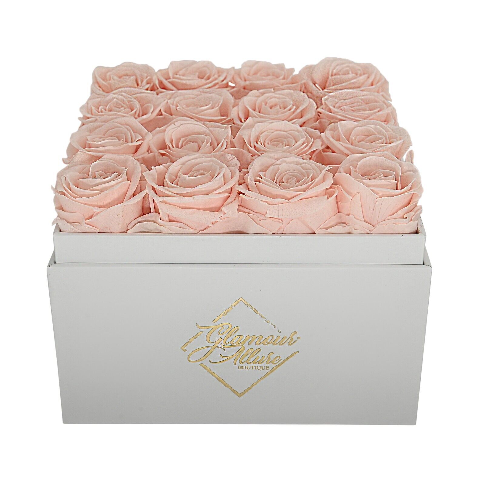 Handmade Preserved Real Roses in a Gift Box - 16 roses - Preserved Flowers Glamour Allure Boutoque - фотография #6