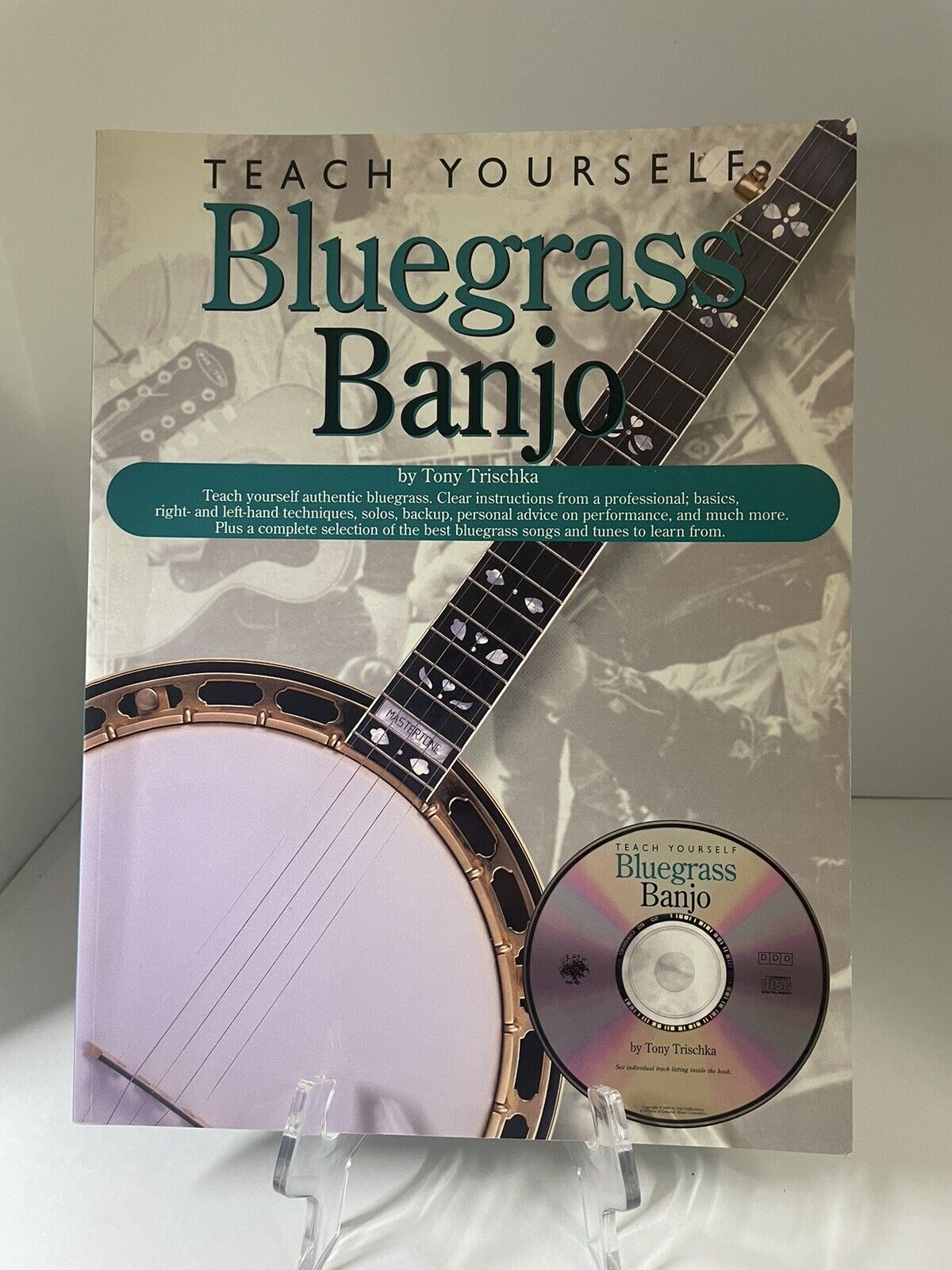 Teach Yourself Bluegrass Banjo Sheet Music Book and CD Без бренда HL14032981