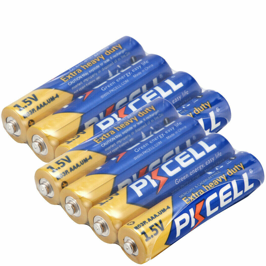 100x AAA Batteries R03P E92 PC2400 Triple A 1.5V Zinc-Carbon for Xmas Tree Light PKCELL Does Not Apply - фотография #6