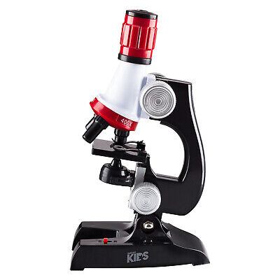 AmScope 100X-1200X LED Kids Beginner Microscope Toy Set + Slides Preparation Kit AmScope M28-KT1-W - фотография #3