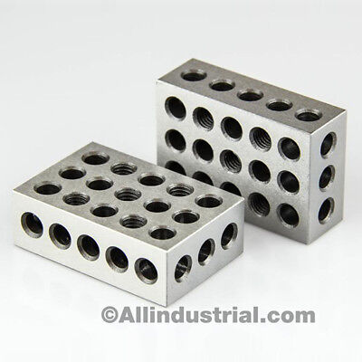 5 MATCHED PAIRS ULTRA PRECISION 1-2-3 BLOCKS 23 HOLES .0001" MACHINIST 123 All Industrial 55500 - фотография #2