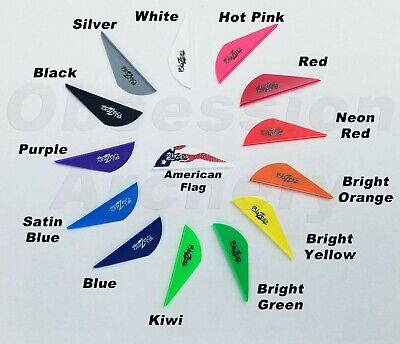 Bohning Blazer Vanes 24 36 50 or 100 Pack Arrow Fletching 14 Color Choices Bohning Does Not Apply