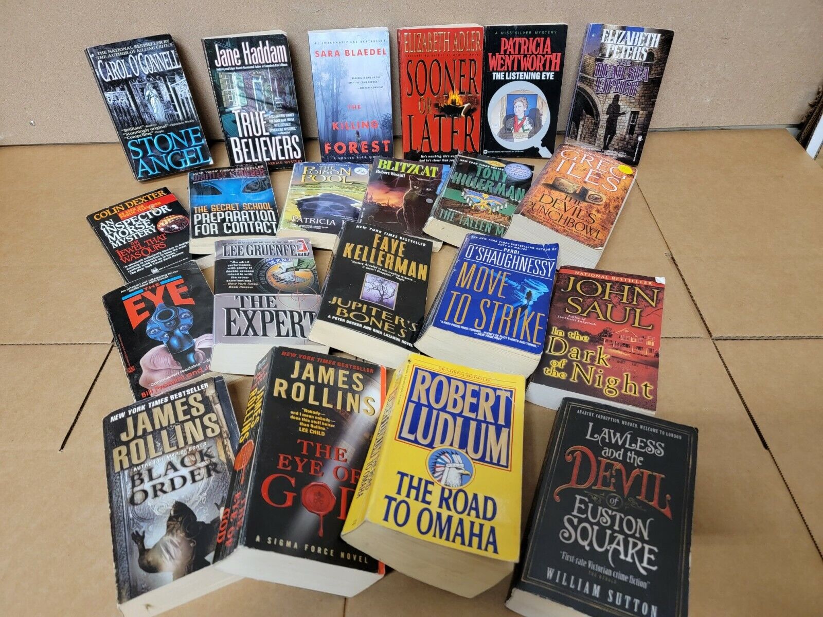 Lot of 20 Mystery Thriller Fiction Paperbacks Popular Author Books MIX UNSORTED Без бренда - фотография #7