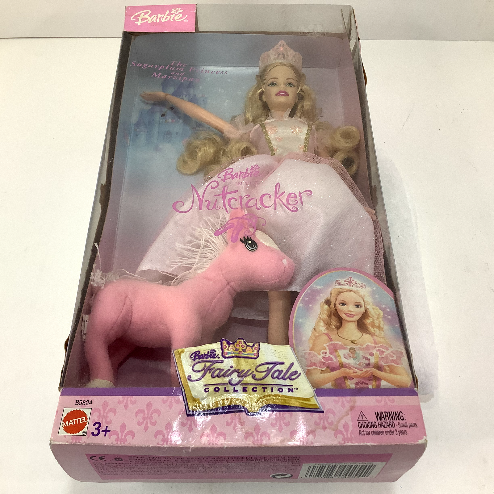 NICE Vtg 2003 Barbie (Blonde) Sugarplum Princess & Marzipan Plush B5824 NEW NRFB Mattel B5824 - фотография #6
