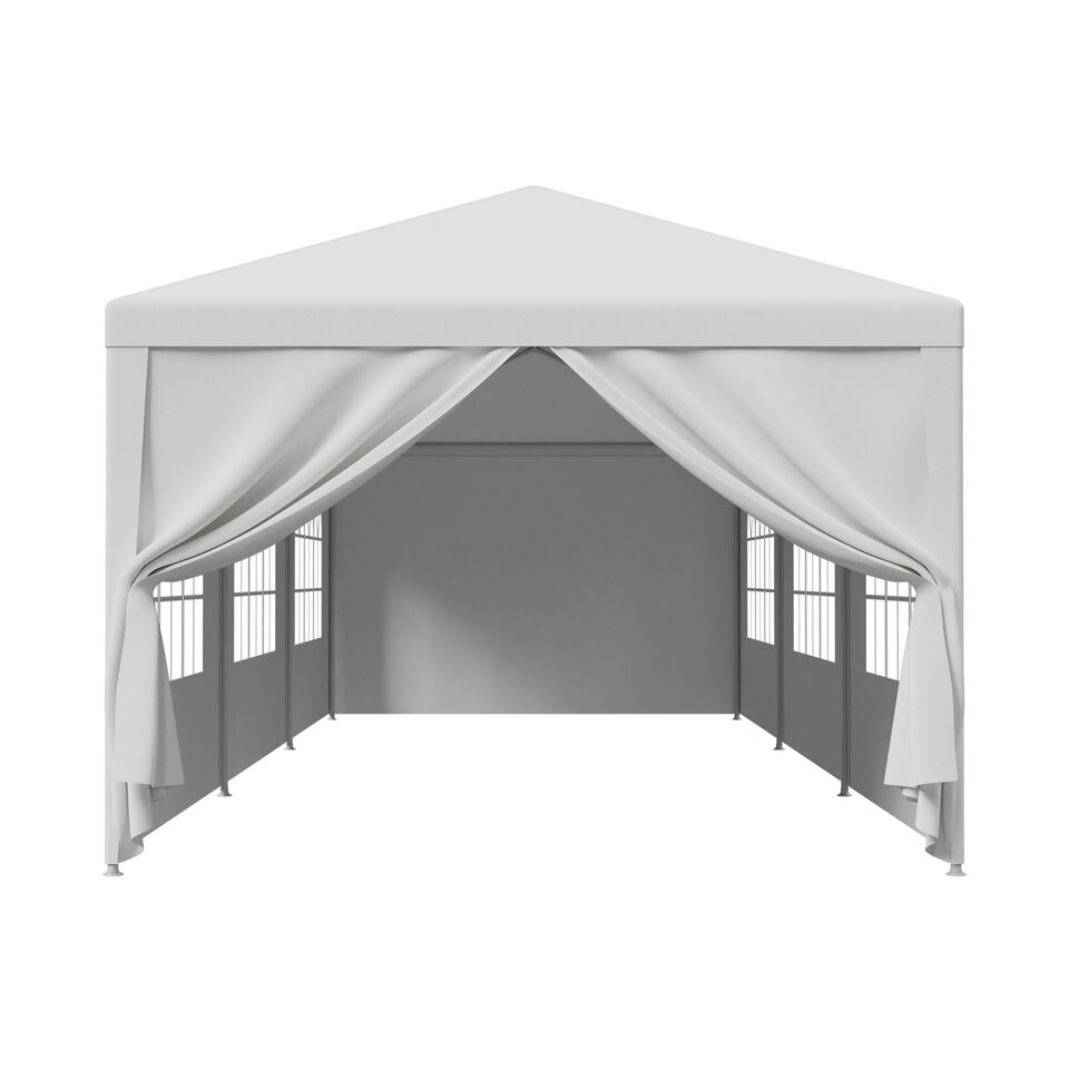 10'x30' White Outdoor Gazebo Canopy Wedding Party Tent 8 Removable Walls 8 Segawe GSDH021233 - фотография #20