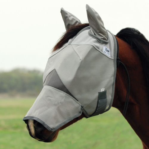 Cashel Fly Mask Horse Standard Ears Nose Sun Protection ALL STYLES ALL SIZES Cashel Does Not Apply - фотография #8