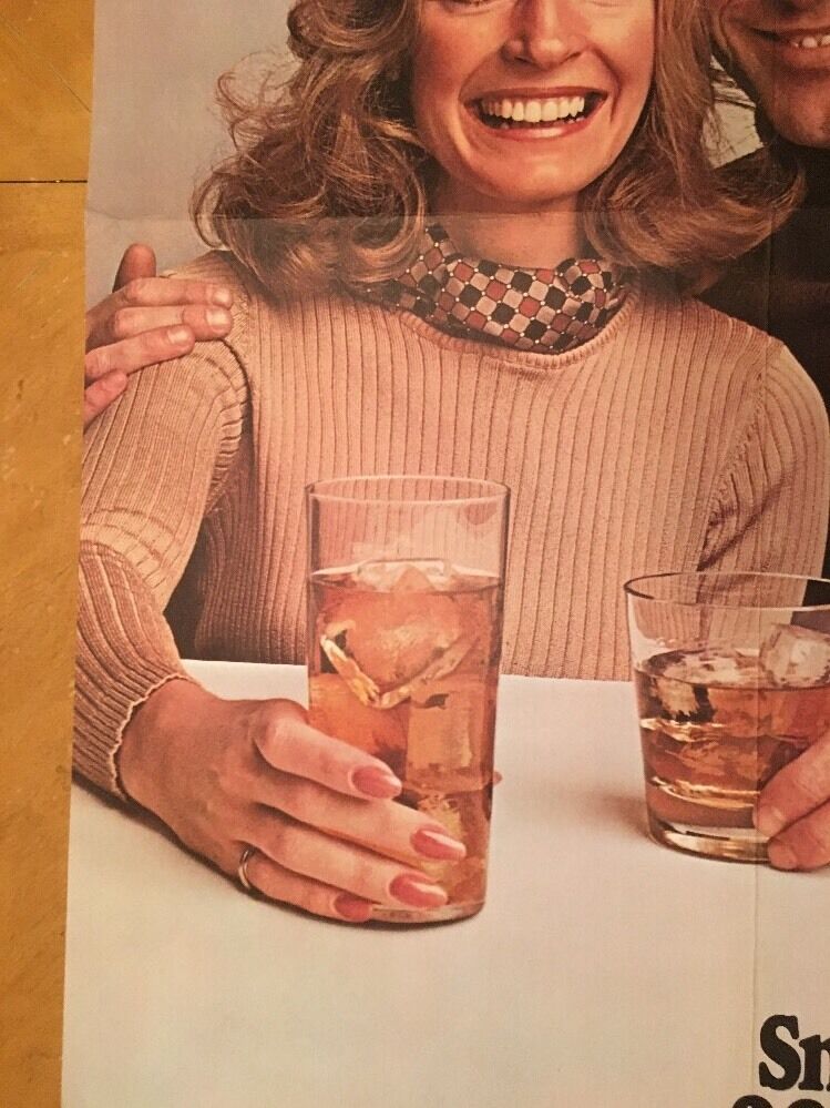 Fleischmann's Vintage Poster Advertisement Whiskey Liquor Pin-up 1975 Original Без бренда - фотография #11