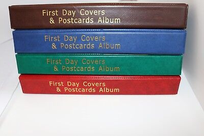 **New 100 First Day Covers & Postcards Album (Blue)  F-2903 , Free Shipping. Unbranded - фотография #10