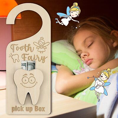 Tooth Fairy Door Hanger with Money Holder Tooth Fairy Pick up Box Encourage Gift Brand: free-space - фотография #5