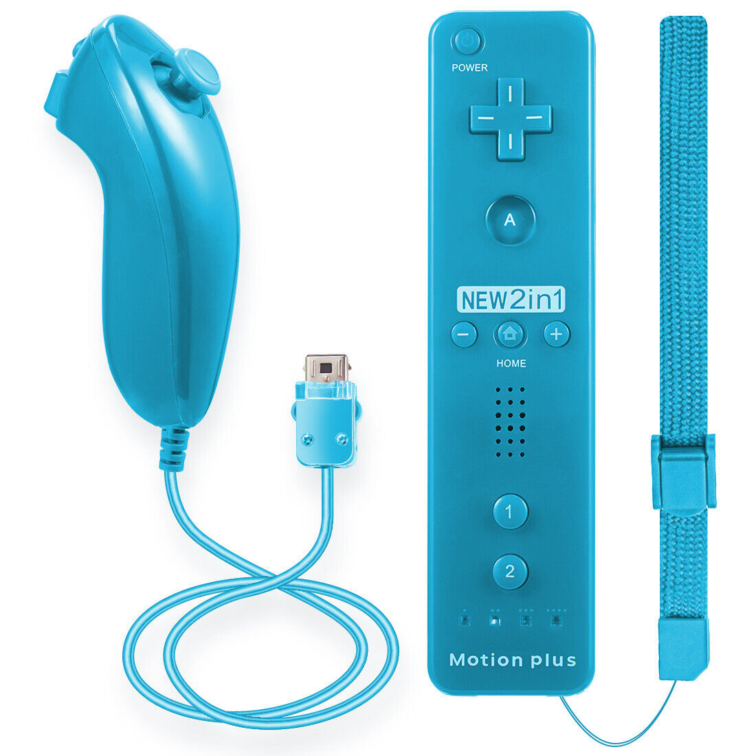 Brand New Built in Motion Plus Remote Controller And Nunchuck For Wii & Wii U Unbranded Does Not Apply - фотография #9