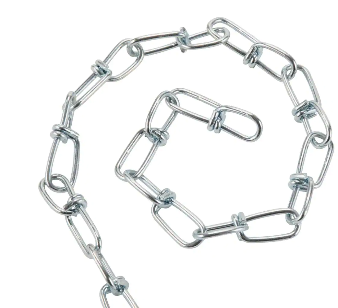 Everbilt #1 x 10 ft. Zinc Plated Steel Non-Welded Double Loop Chain 803062 Everbilt 803102, 760280 - фотография #5