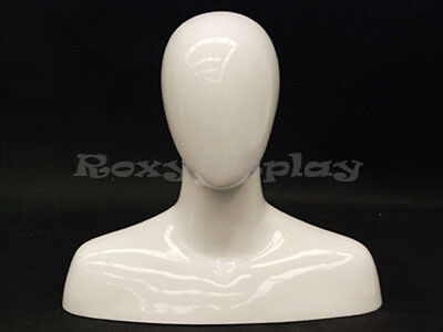Male Egg Head Mannequin Head Fiber Glass Display #MD-MEGGW Без бренда