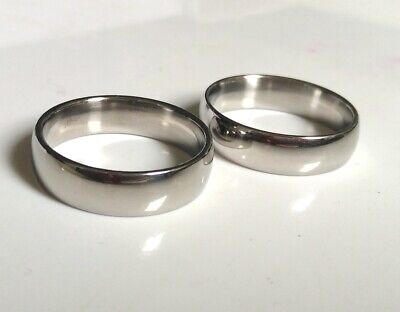 100pcs Quality Comfort-fit 6mm Band Stainless Steel Wedding Rings Wholesale lots Unbranded - фотография #4