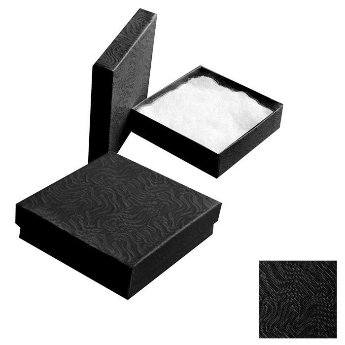 12pc Black Cotton Filled Jewelry Boxes Bracelet Gift Boxes Black Bracelet Boxes Unbranded - фотография #3