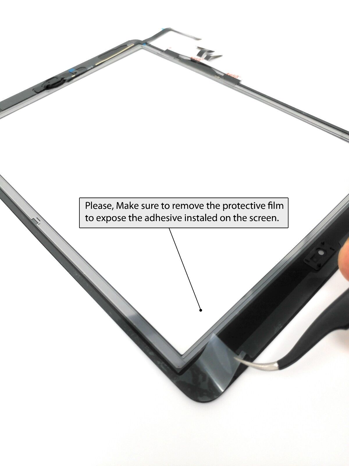 Touch Screen Digitizer Replacement For Apple iPad 2/3/4/ & Air  - Black / White eleFlorida b0025 - фотография #3